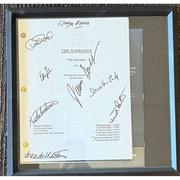 The Sopranos facsimile signed script