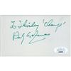 Image 1 : Rocky Graziano Signed 3x5 Index Card