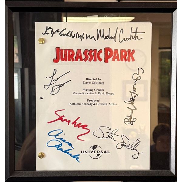 Jurassic Park facsimile signed script