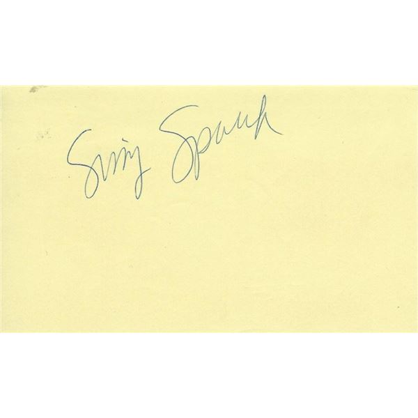 The Killing Fields Sissy Spacek original signature