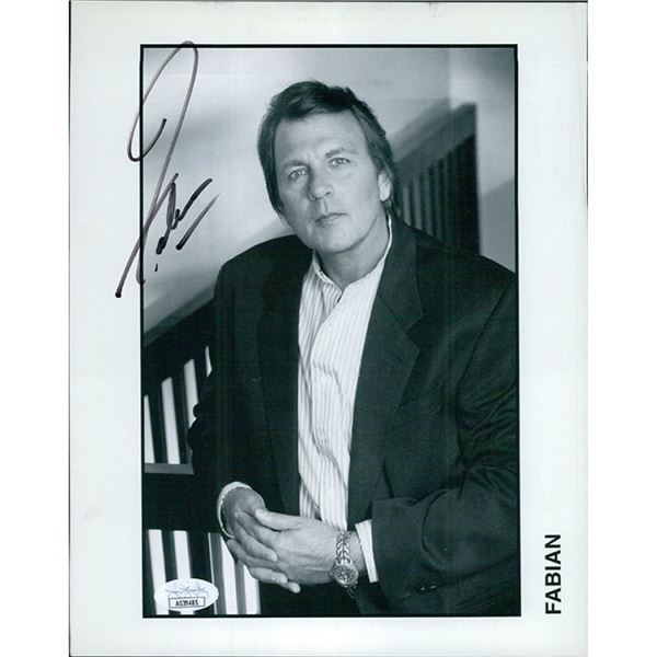 Ten Little Indians Actor Fabian Forte signed photo. JSA Authenticated
