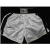 Image 3 : Archie Moore Signed White Everlast Boxing Trunks / Shorts