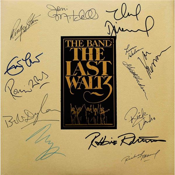 The Band signed The Last Waltz' Sky album