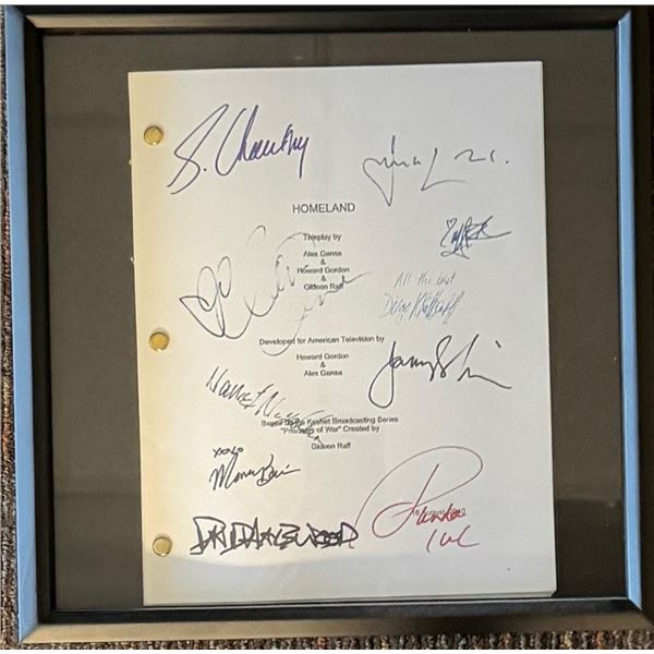 Homeland facsimile signed script