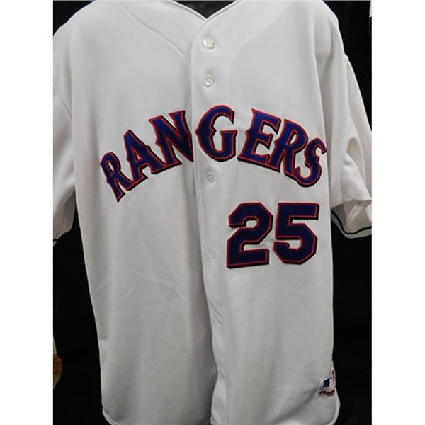 Texas Rangers Rafael Palmeiro Signed Jersey