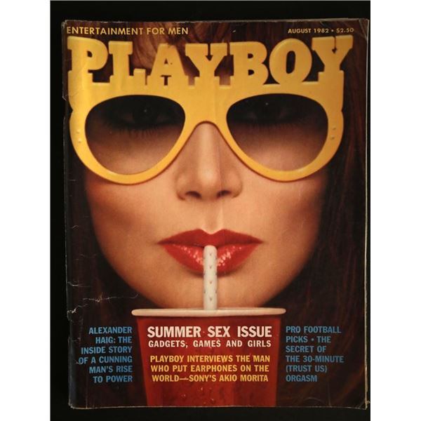 Playboy Magazine August 1982 Issue