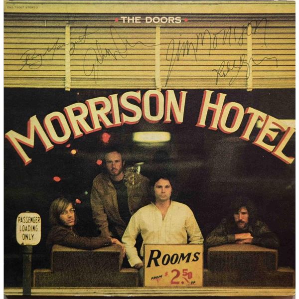 The Doors signed Morrison Hotel album