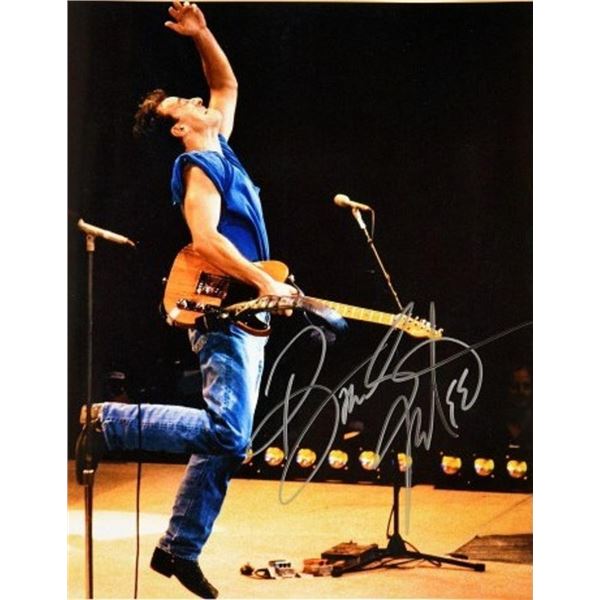 Bruce Springsteen facsimile signed promo photo