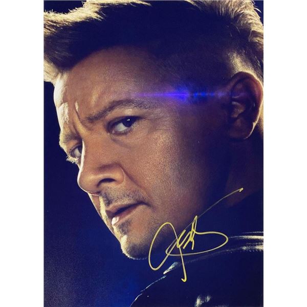 Jeremy Renner facsimile signed  movie photo