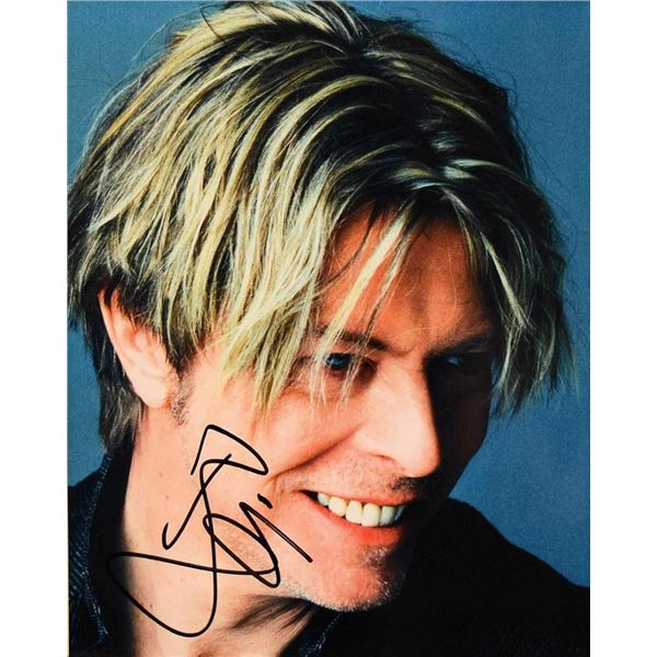 David Bowie facsimile signed photo