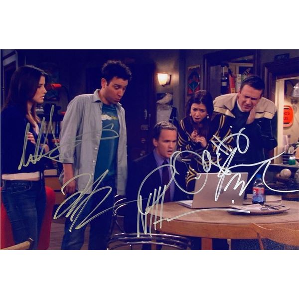 How I Met Your Mother cast facsimile signed photo