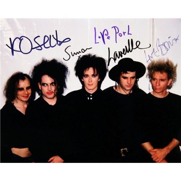 The Cure facsimile signed promo photo
