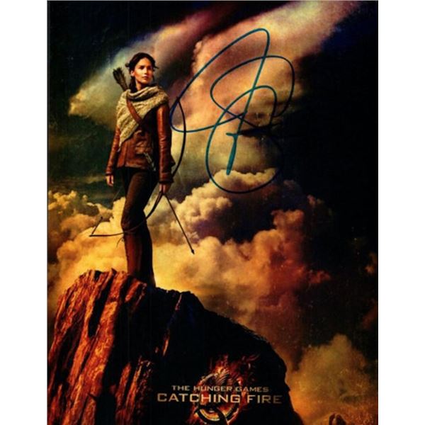 The Hunger Games Jennifer Lawrence facsimile signed photo