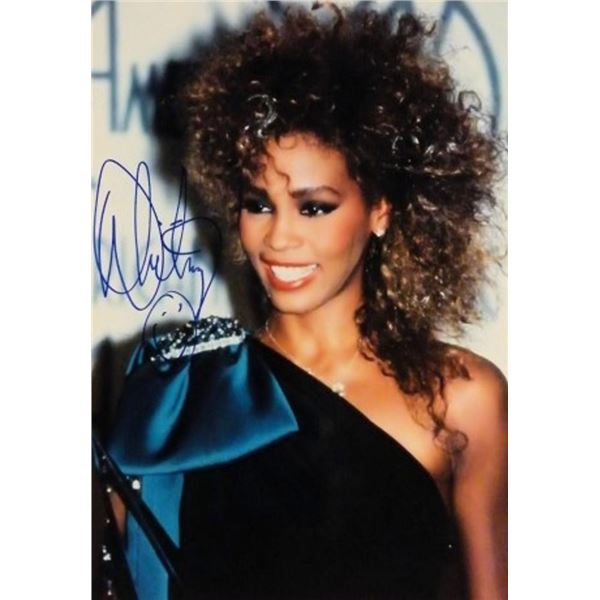 Whitney Houston facsimile signed promo photo