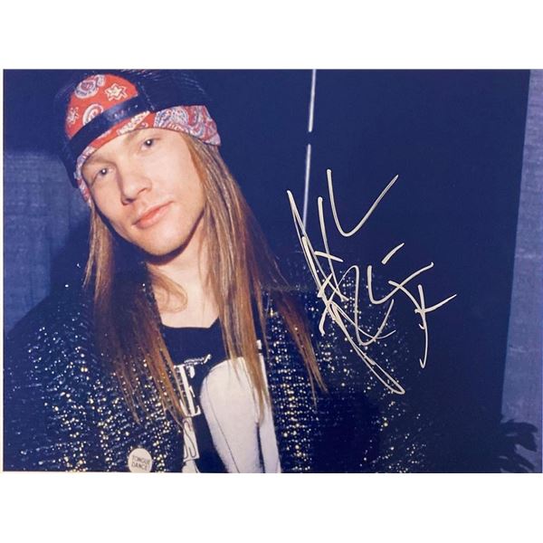 Axl Rose facsimile signed  photo