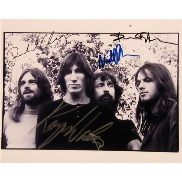 Pink Floyd facsimile signed promo photo