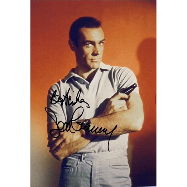 James Bond Sean Connery facsimile signed photo
