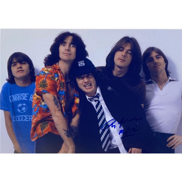 AC/DC Angus Young facsimile signed  photo
