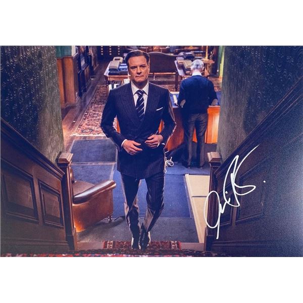 Kingsman: The Secret Service Colin Firth facsimile signed  movie photo