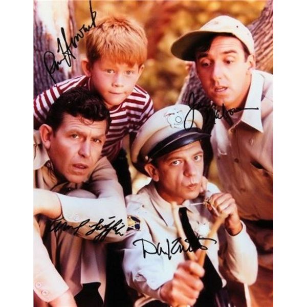 The Andy Griffith Show facsimile signed cast promo photo