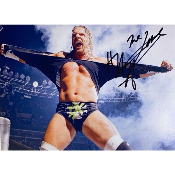 WWE Triple H facsimile signed  photo