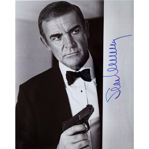 Sean Connery signed portrait photo