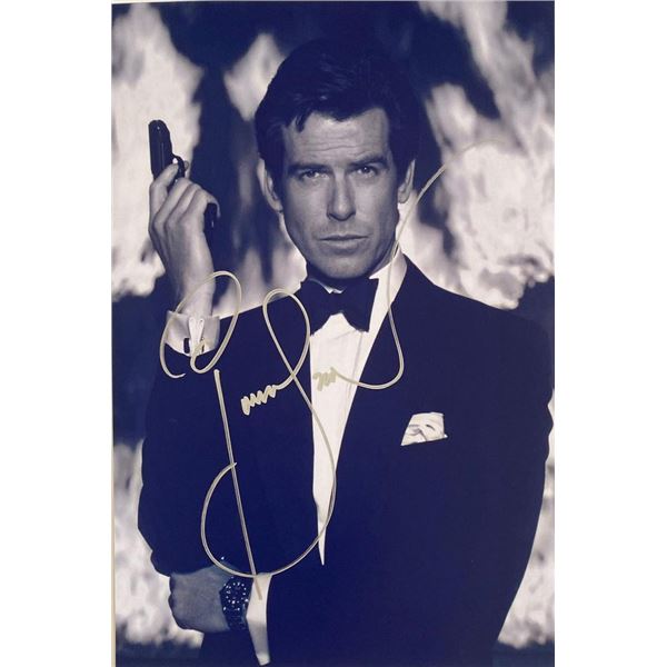 James Bond Pierce Brosnan facsimile signed movie photo