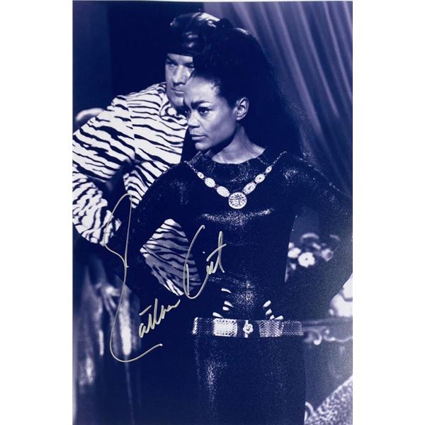 Batman's Catwoman Eartha Kitt facsimile signed  photo