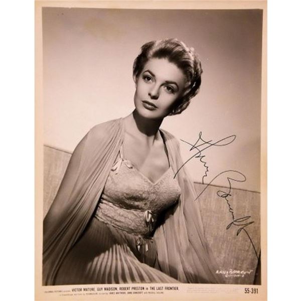 Anne Bancroft signed portrait photo