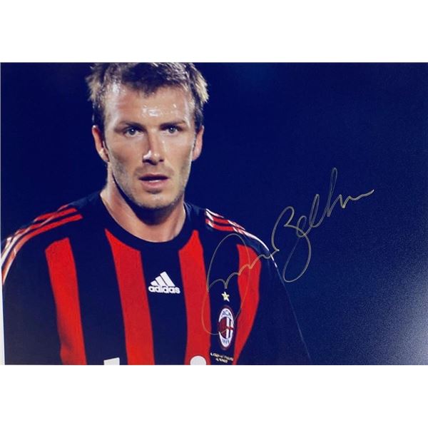 David Beckham facsimile signed  photo
