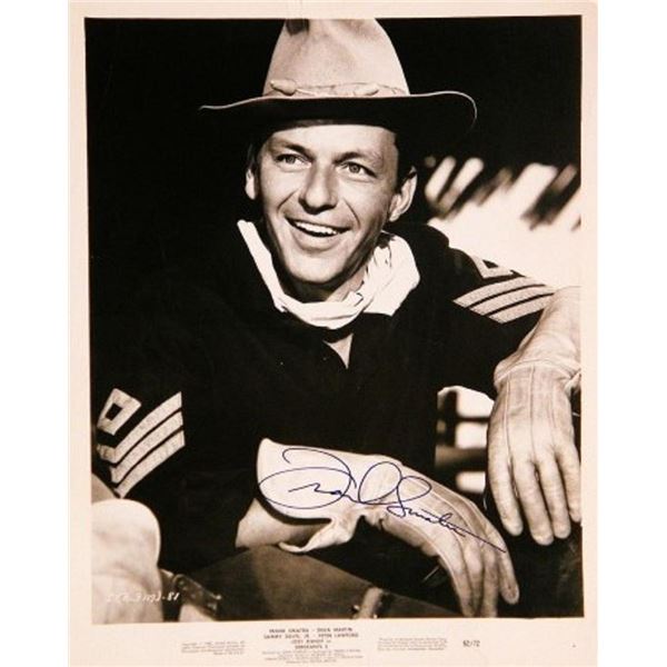 Frank Sinatra signed movie still photo