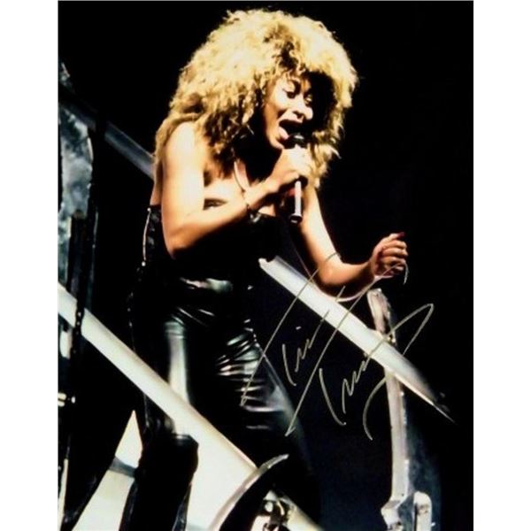 Tina Turner facsimile signed photo