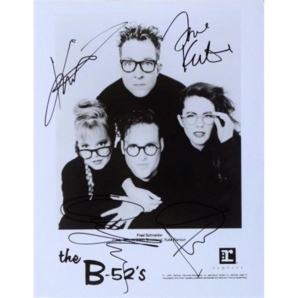 B-52's facsimile signed photo