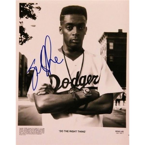 Spike Lee facsimile signed Do The Right Thing promo photo