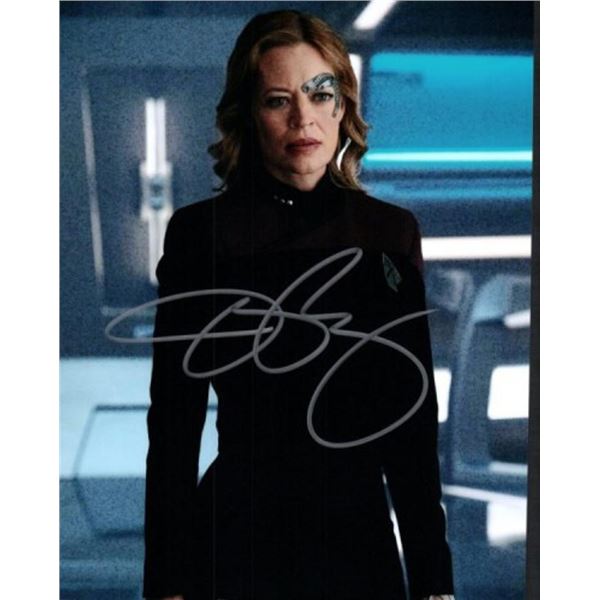 Star Trek Jeri Ryan facsimile signed photo