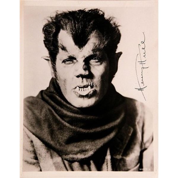 A Werewolf In London Henry Hull facsimile signed promo photo