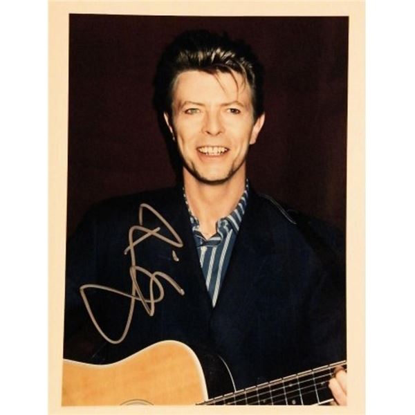 David Bowie facsimile signed photo