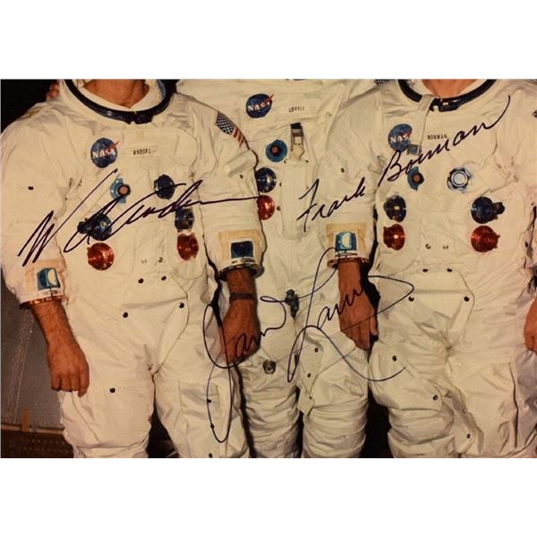 Apollo 8 facsimile signed promo photo