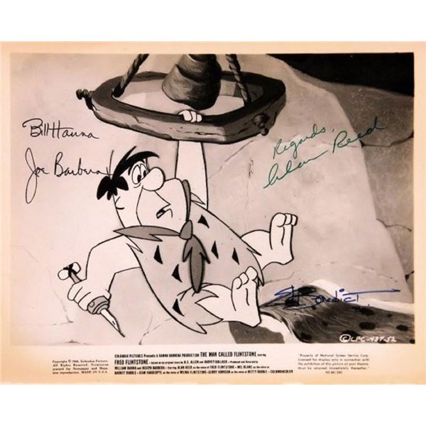 Hanna Barbera The Flintstone signed  still photo