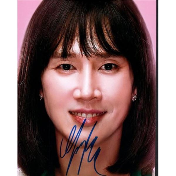 SquidGame Cho Hyun-ju facsimile signed photo