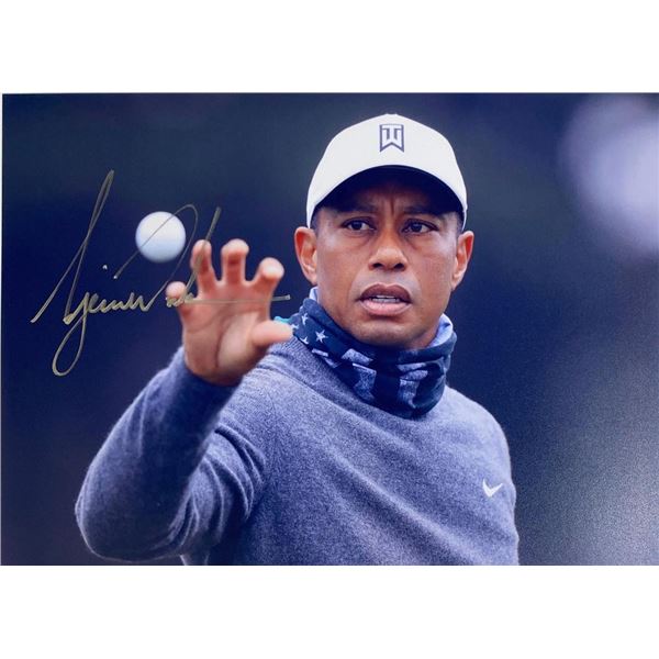 PGA Champ Tiger Woods facsimile signed  photo