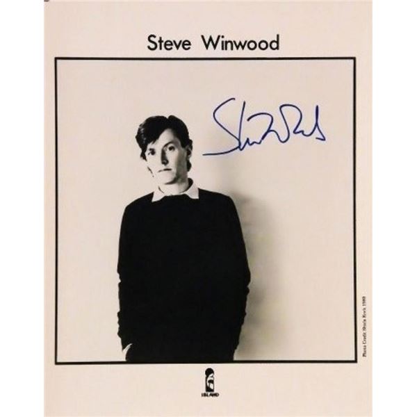 Steve Winwood facsimile signed promo photo