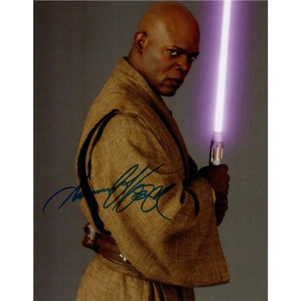 Star Wars Samuel L. Jackson facsimile signed photo