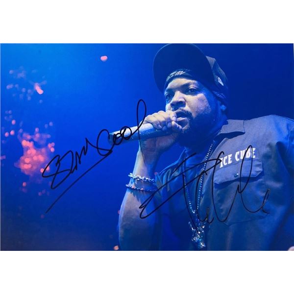 Ice Cube facsimile signed  photo