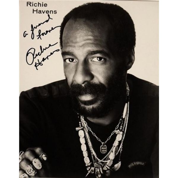 Richie Havens facsimile signed promo photo