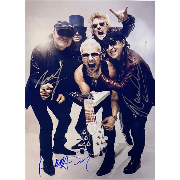 Scorpions band facsimile signed  photo