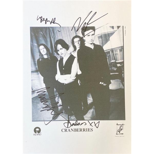 The Cranberries facsimile signed  photo