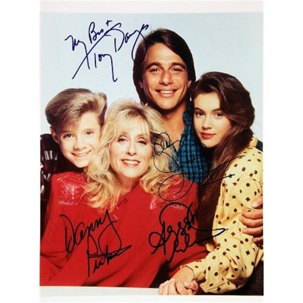 Who's the Boss? cast facsimile signed photo