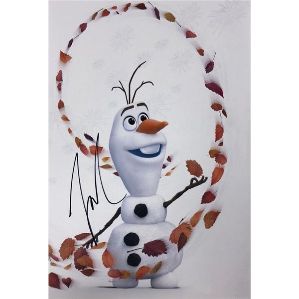 Frozen Olaf Josh Gad facsimile signed  movie photo