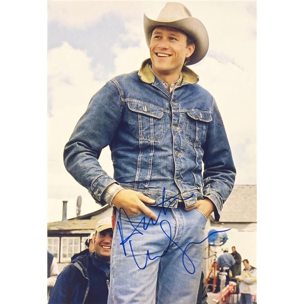Brokeback Mountain Heath Ledger facsimile signed  movie photo